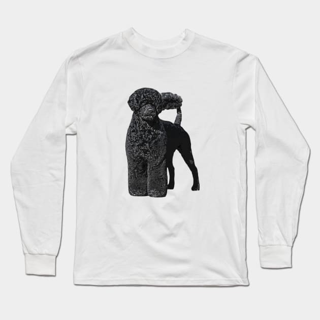 Portuguese Water Dog Long Sleeve T-Shirt by ElegantCat